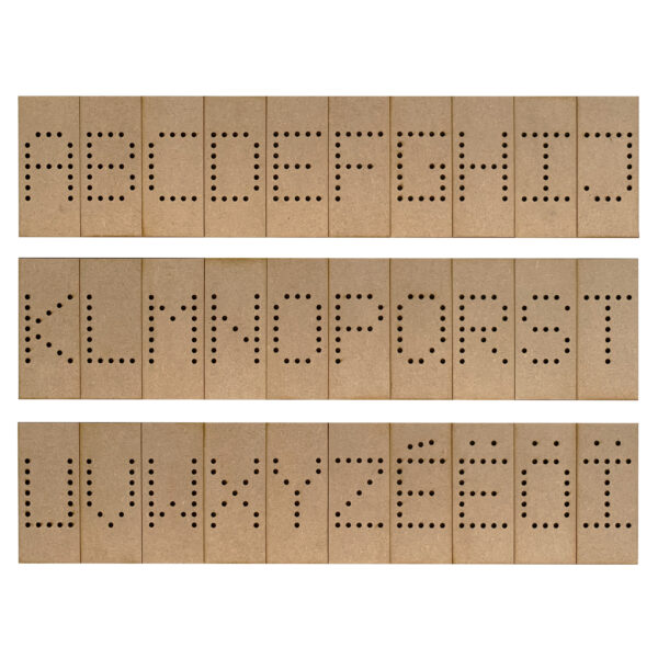 12 losse letters - Afbeelding 2
