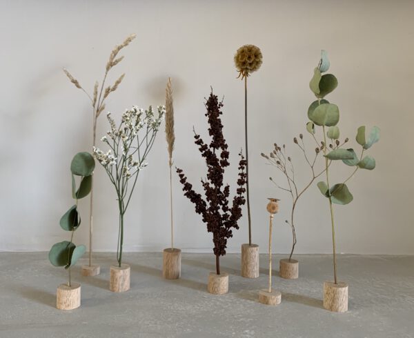 Droogbloemen houders