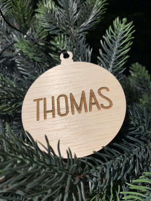 Gepersonaliseerde kerstbal - Afbeelding 2